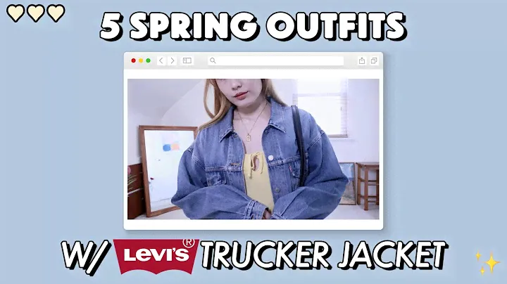 5 SPRING OUTFITS with Levi’s 90s Trucker Jacket