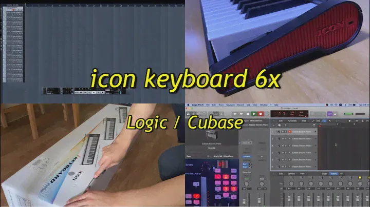 icon keyboard 6x (Logic / Cubase)