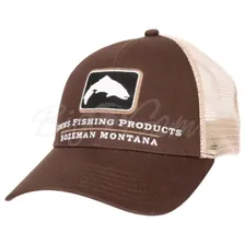 Кепка SIMMS Trout Icon Trucker цвет Mahogany