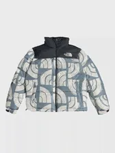 Пуховик The North Face Brand Icon "White/Blue"