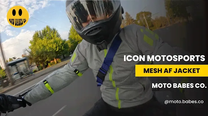 Moto Babes Co review the ICON MESH AF jacket