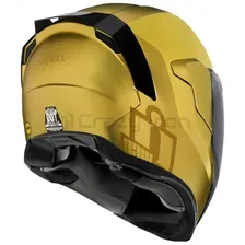Мотошлем интеграл ICON AIRFLITE JEWEL MIPS, золотой